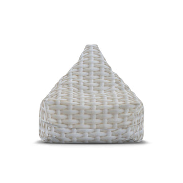 Bean Bag Chair Cover textured linen off white