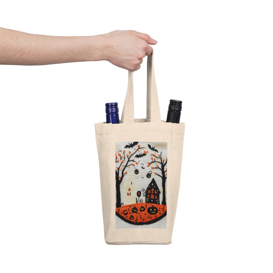 Double Wine Tote Bag