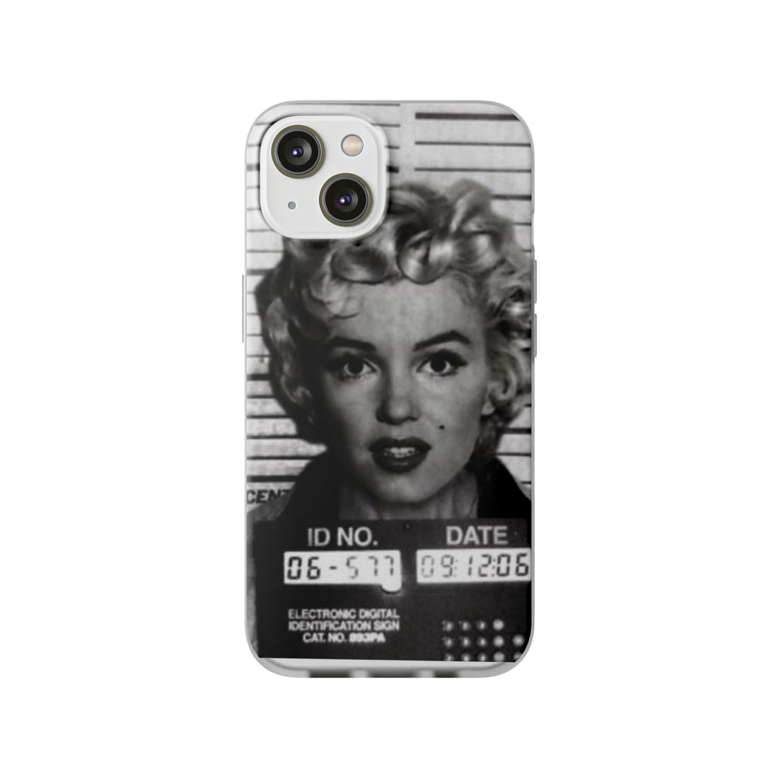 Marilyn Monroe Mugshot Flexi Cases