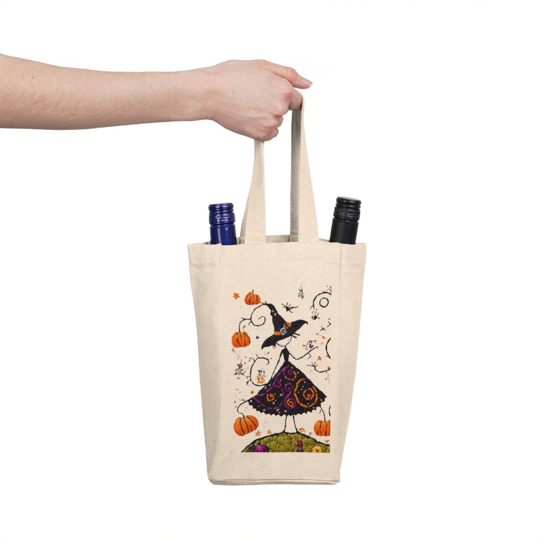 Double Wine Tote Bag