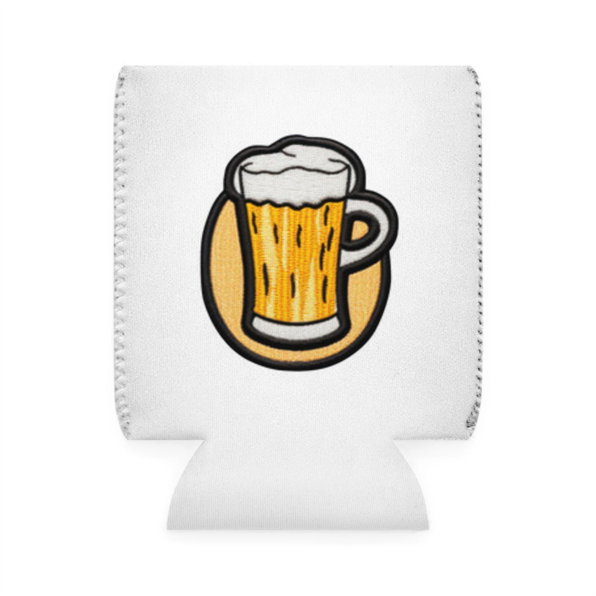 Can Cooler Sleeve picture of a large beer mug beer mug cooler sleeve insulated drink holder printed beer pouch neoprene beverage holder beer glass koozie