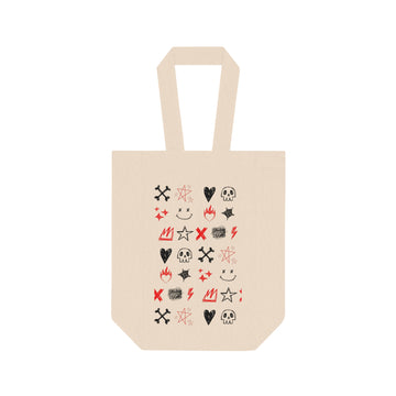 Double Wine Tote Bag