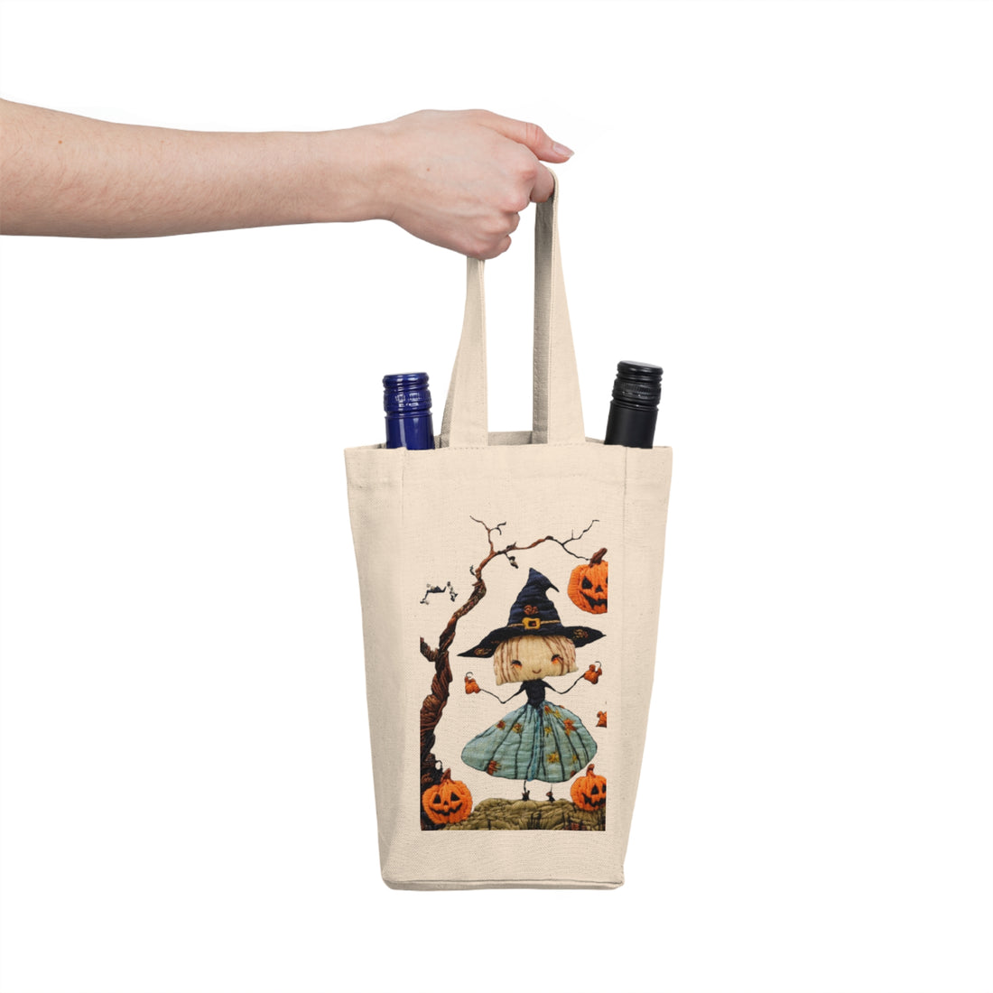 Double Wine Tote Bag