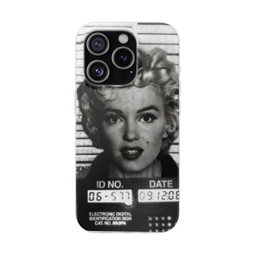 Marilyn Monroe Mugshot Flexi Cases