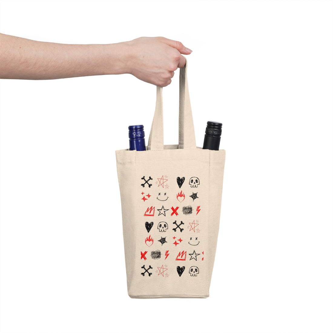 Double Wine Tote Bag