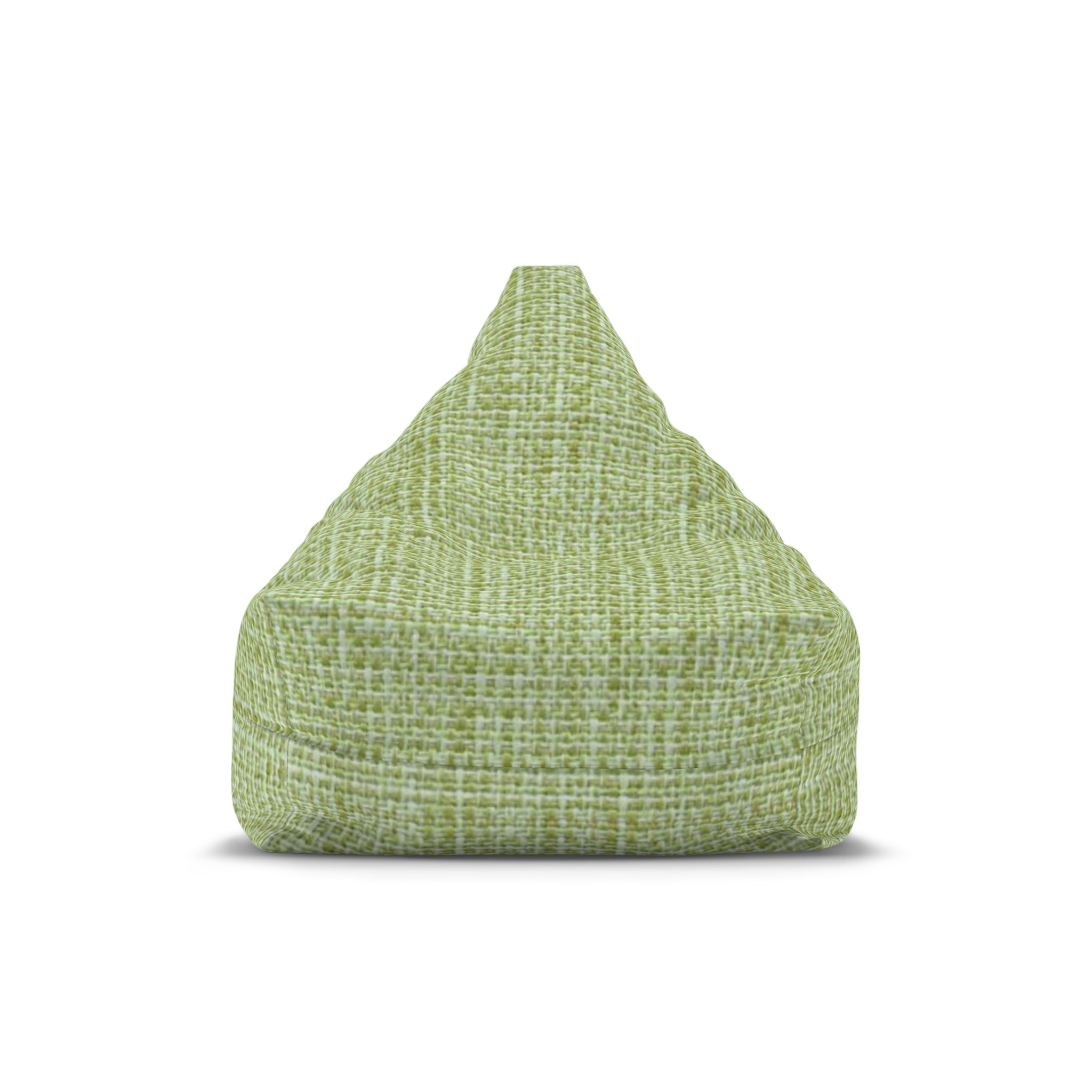 Bean Bag Chair Cover natural linen look green