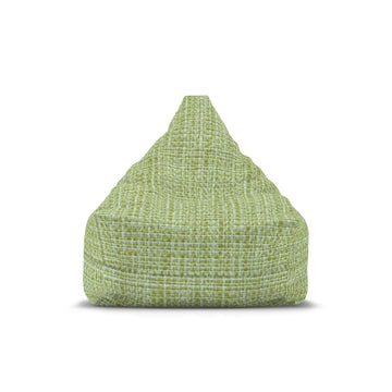 Bean Bag Chair Cover natural linen look green