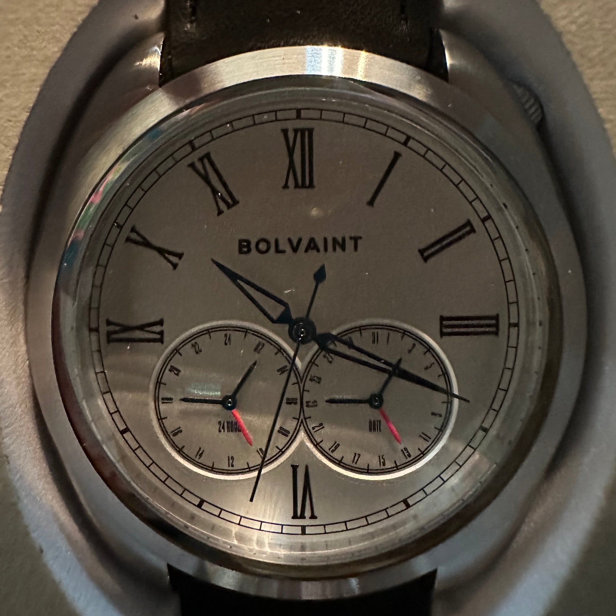 Bolvaint aurelius blanc in stainless steel