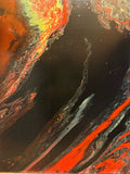abstract eclipse painting