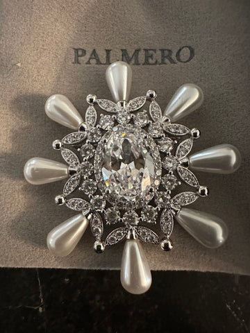 Palmero pearl brooch