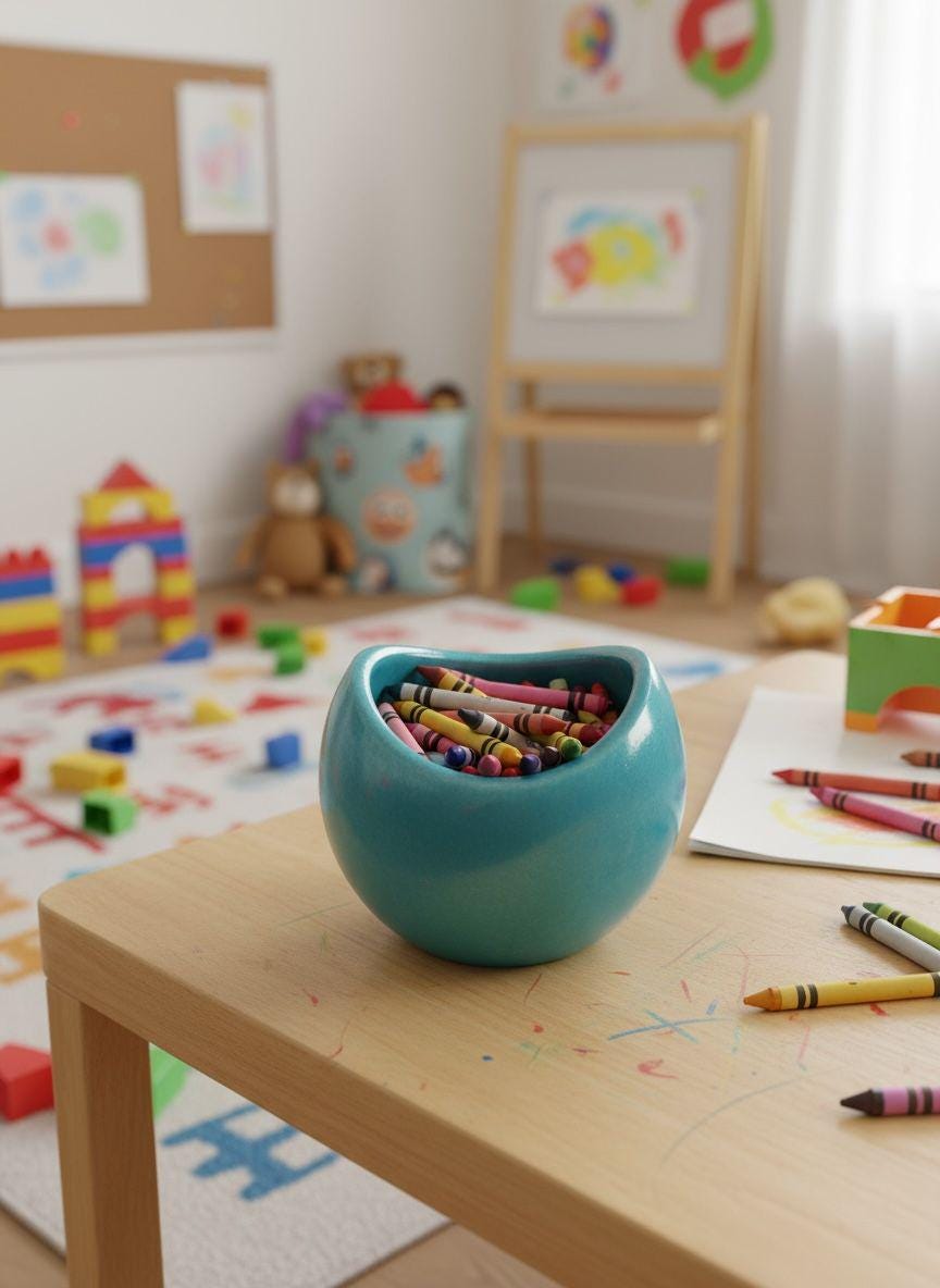 Handmade Aqua Resin Bowl, Teal Candle Holder, Spa Decor