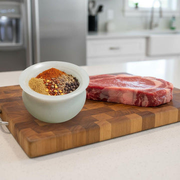 Handmade Frosted Resin Jar, Modern Vanity Organizer