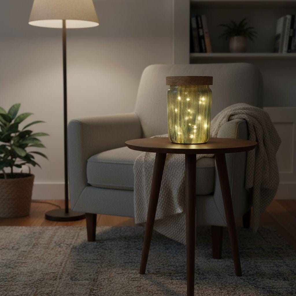 Handmade Sage Green Ceramic Sugar Canister, Wooden Lid, Farmhouse Kitchen Decor