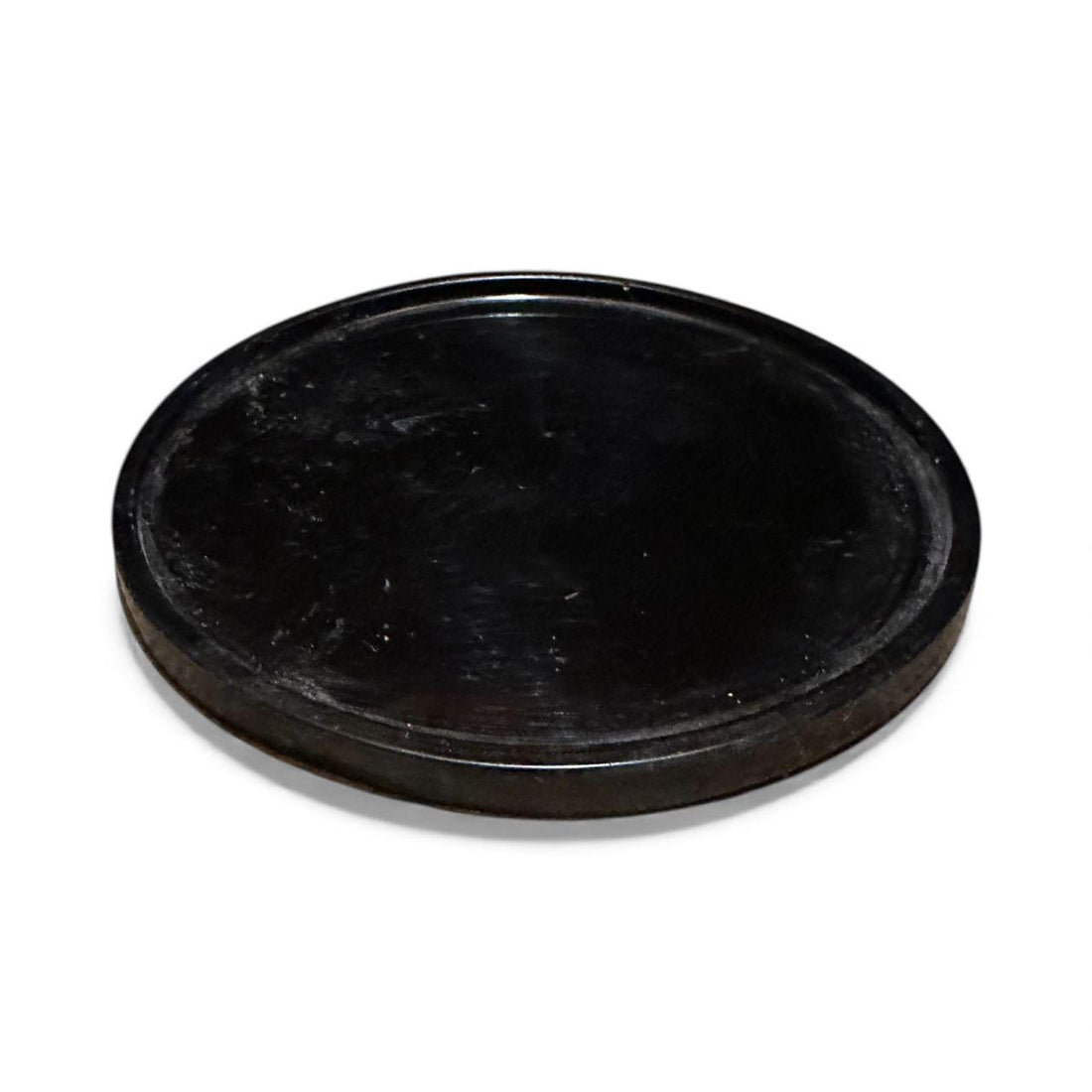 Handmade Black Resin Tray, Food Safe Serving Plate, Modern Kitchen Decor
