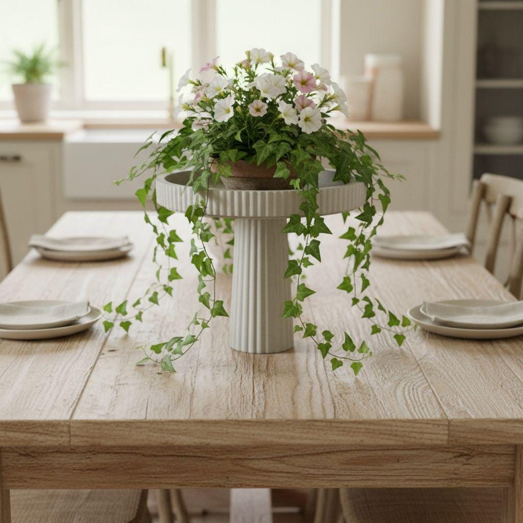 Handmade Food Safe Concrete Cake Stand, Modern Dessert Display
