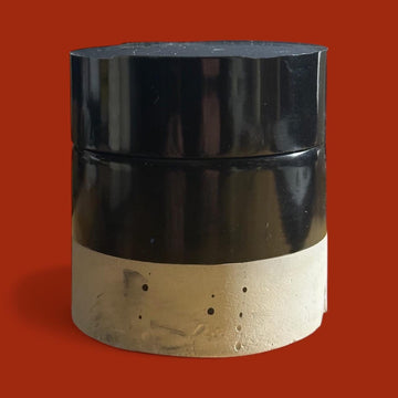 Food Safe Resin & Cement Jar with Lid | Modern Minimalist Storage Container