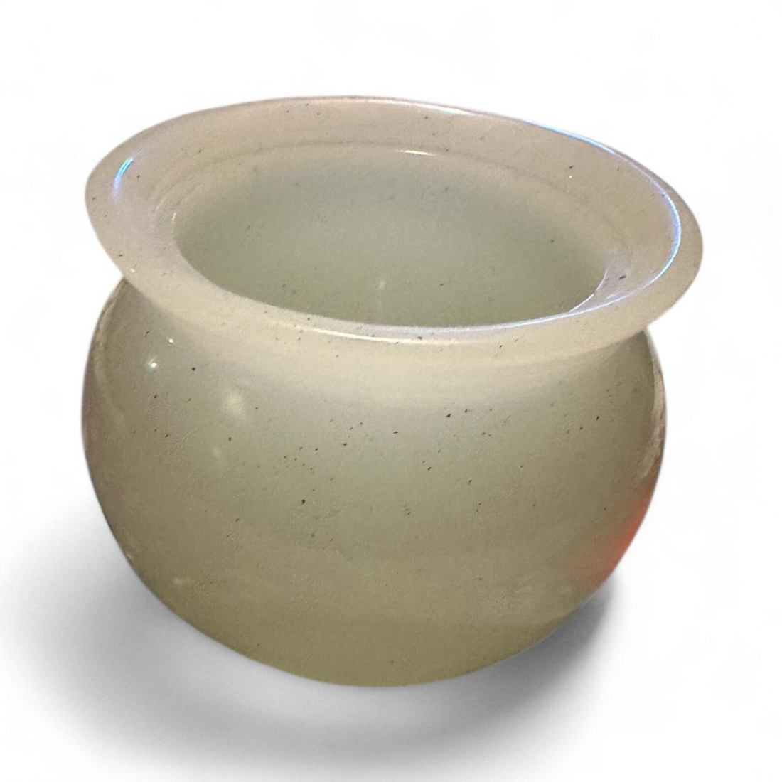 Handmade Frosted Resin Jar, Minimalist Bathroom Organizer, Vanity Storage Pot, Modern Decorative Bowl, Eco-Friendly Resin Home Decor Gift