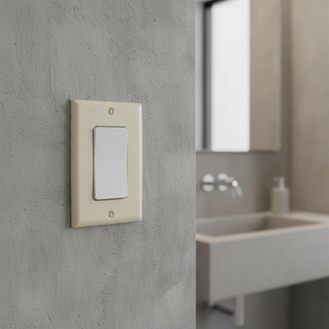 Handmade Concrete Light Switch Cover • Minimalist Home Decor