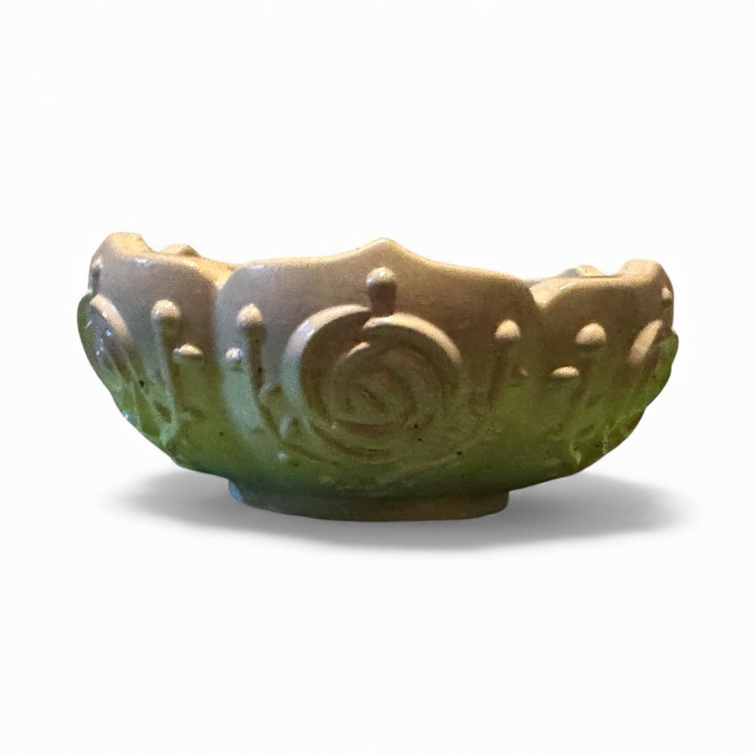 Artisan Cement Bowl • Food Safe Decorative Rose Dish for Gifts & Home