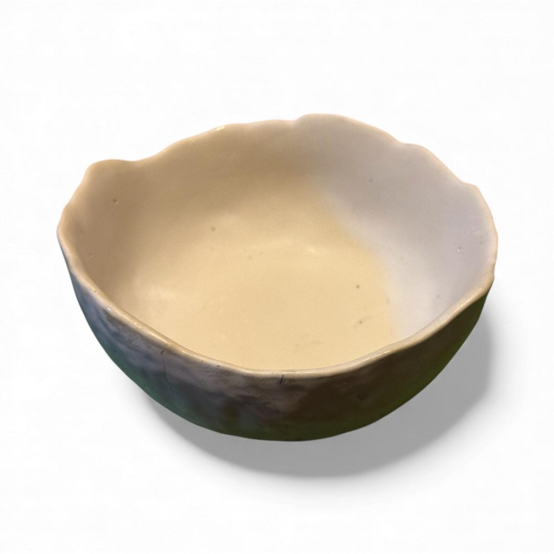 Food Safe Decorative Cement Bowl Handmade Concrete Home Decor, Artisanal Organic Shape