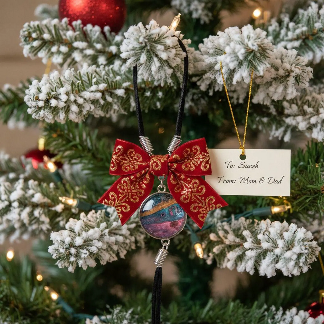 Handmade Boho Galaxy Cloth Wrap Bracelet, Cosmic Art Jewelry, Adjustable Fabric Cord Bracelet, Eco-Friendly Accessory Gift for Him Her