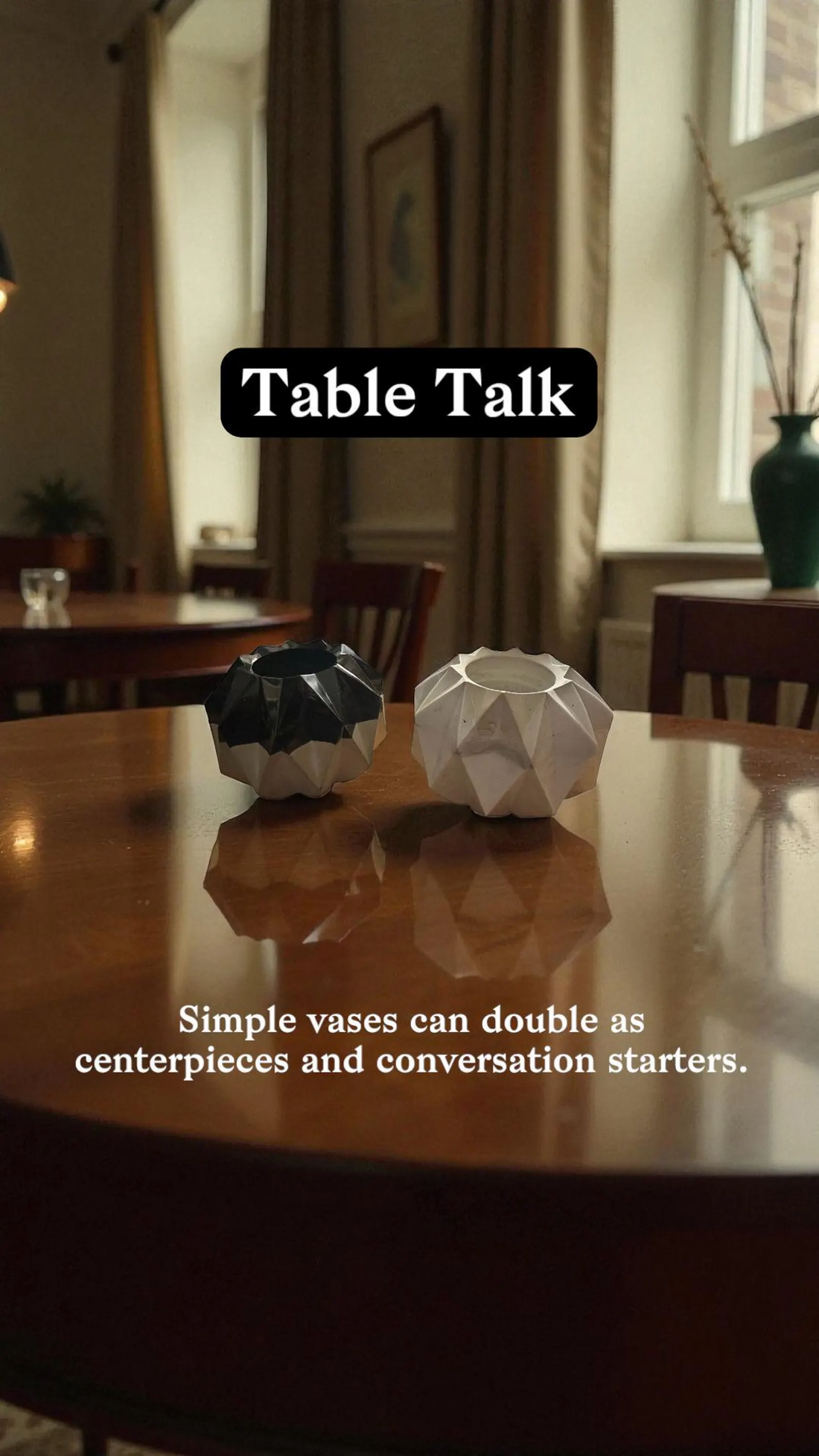 Geometric Concrete Candle Holder, Faceted Cement Planter Bowl, Modern Minimalist Decor, Handmade Sculptural Vessel