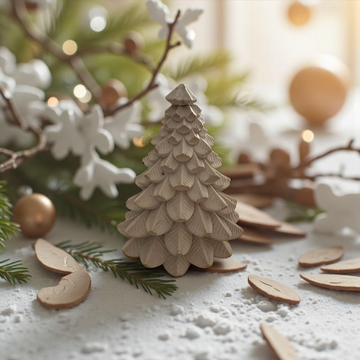 Handmade Concrete Christmas Tree | Modern Scandinavian Decor