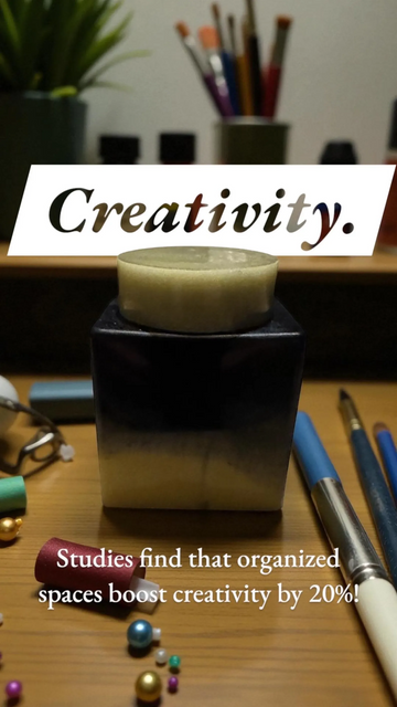 Payne’s Gray / Naples Yellow Resin Jar – Handmade Food Safe Sealed Storage for Kitchen, Pantry & Home