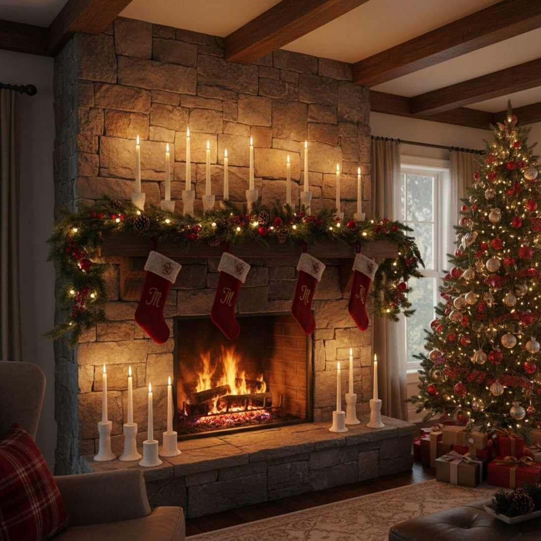 Sealed Concrete Taper Candle Holders Set of 2, Eco Friendly Cement Candlesticks, Modern Minimalist Table Decor,