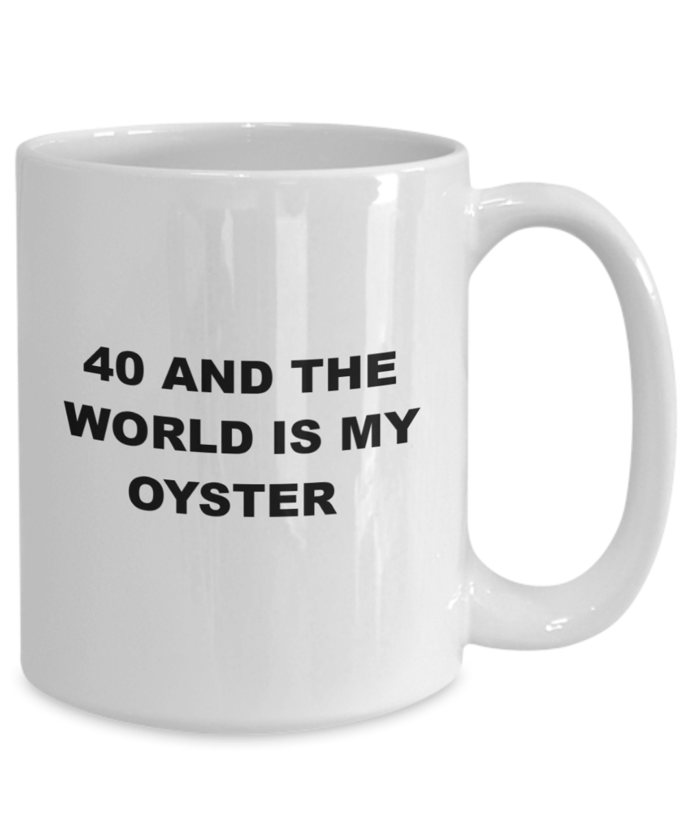 40th birthday coffee mug gift