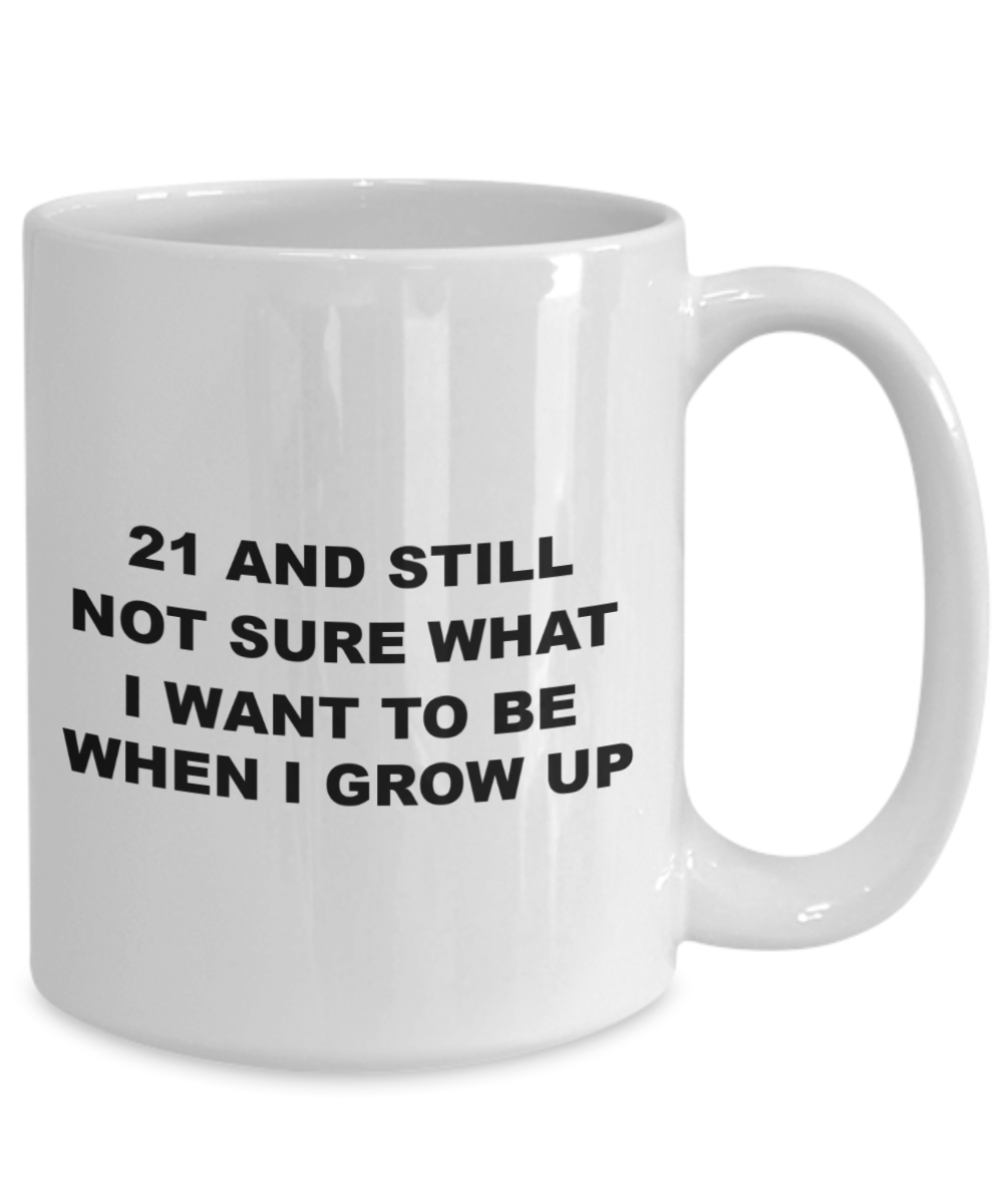 21 happy birthday funny coffee mug gift