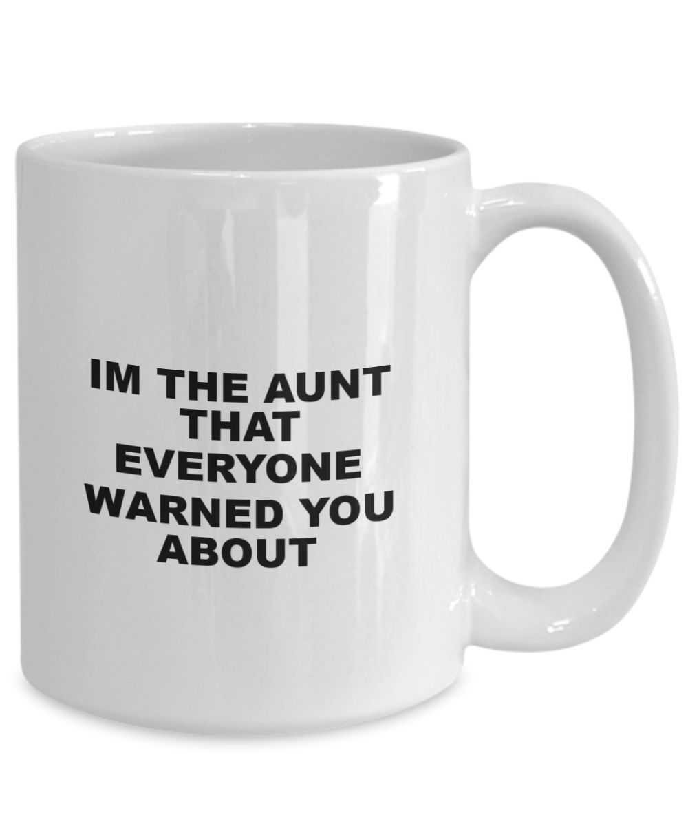 aunt coffee mug funny birthday or holiday gift
