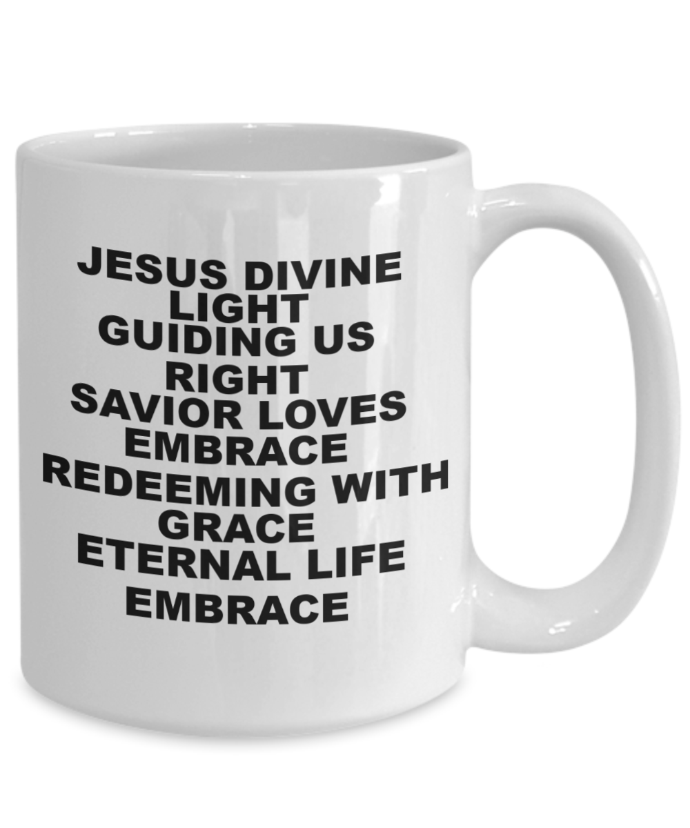 Uplifting Faith Poem" Coffee Mug - Microwave Safe, High Quality