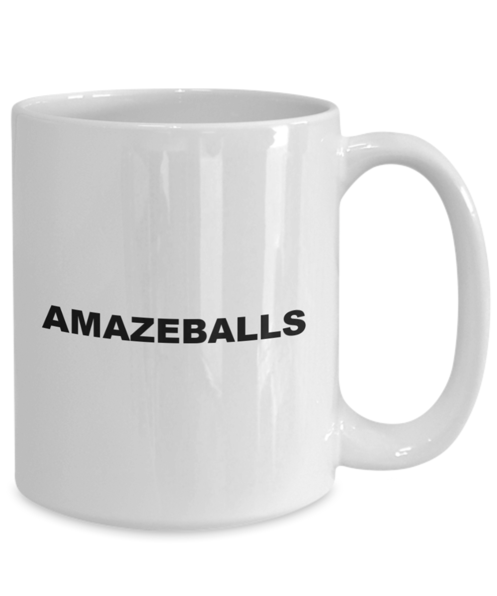 amazeballs slang funny coffee mug for birthday gift
