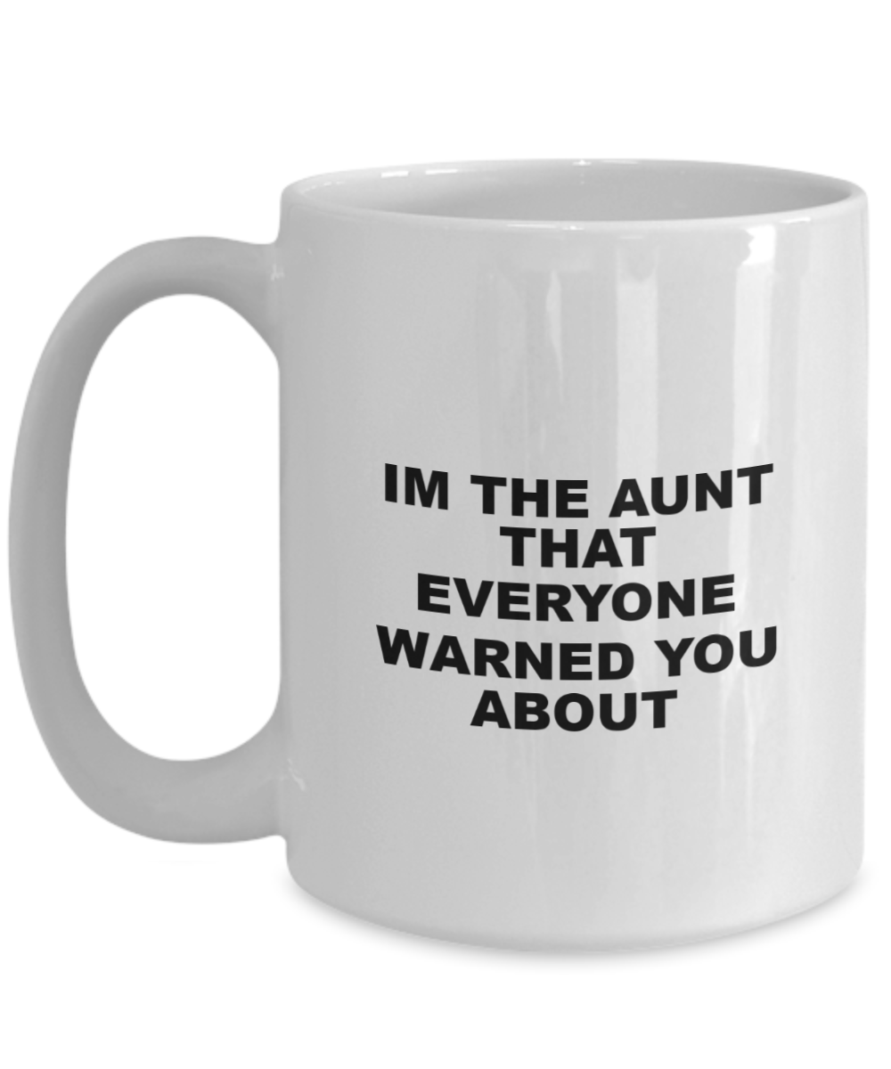 aunt coffee mug funny birthday or holiday gift