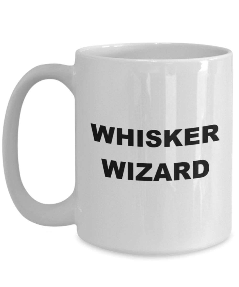 whisker wizard gift coffee mug